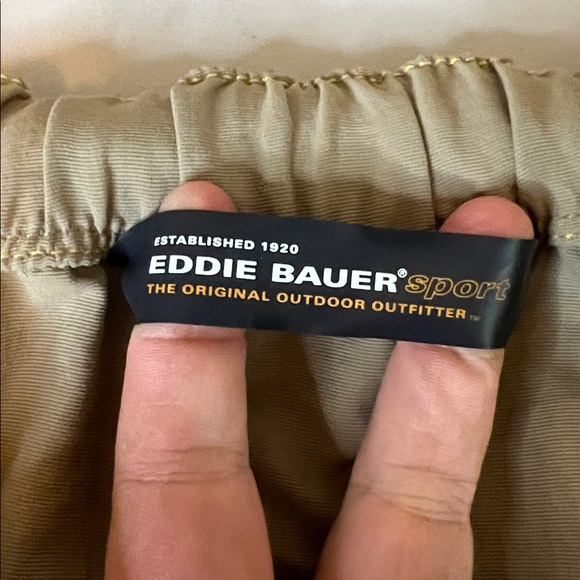 Eddie Bauer Sport Nylon Convertible Pant Khaki Size Large - Picture 5 of 9